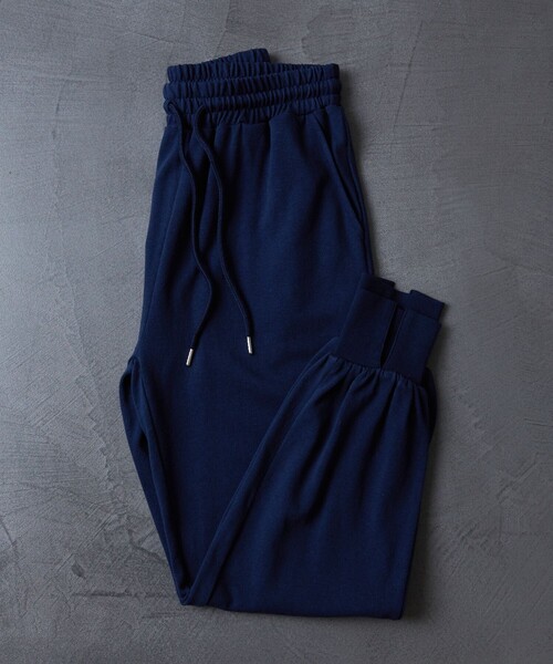 FREAK'S STORE(フリークスストア)の「▽【WEB限定】USAコットンスリットジョガーパンツ(スウェットパンツ・レディース・オフホワイト/ブラック/イエロー/グリーン/ネイビー/パープル・SMALL/MEDIUM)」の5枚目の写真