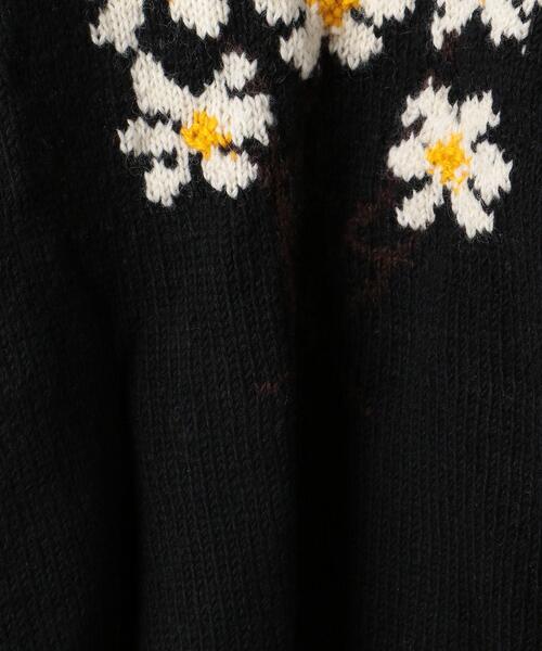 niche.(ニッチ)の「<Niche. (ニッチ) > R/N KNIT 5 FLOWERS/ニット(ニット/セーター・メンズ・ブラック・FREE)」の7枚目の写真