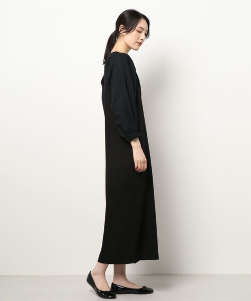 UNSPARE（アンスペア）の「■【UNSPARE/アンスペア】3Wayレイヤードワンピース/WEB・一部店舗限定（ワンピース・レディース・ブラック/ベージュ・FREE）」の3枚目の写真