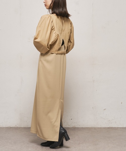 UNSPARE（アンスペア）の「■【UNSPARE/アンスペア】3Wayレイヤードワンピース/WEB・一部店舗限定（ワンピース・レディース・ブラック/ベージュ・FREE）」の18枚目の写真