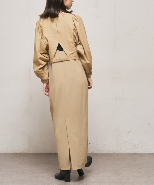 UNSPARE（アンスペア）の「■【UNSPARE/アンスペア】3Wayレイヤードワンピース/WEB・一部店舗限定（ワンピース・レディース・ブラック/ベージュ・FREE）」の16枚目の写真