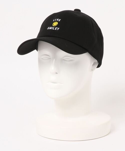 PARKS TOKYO SELECT（パークストウキョウセレクト）の「【LIVE SMILEY】刺繍ローキャップ（キャップ・メンズ・ブラック/ベージュ/ピンク/チャコール/ホワイト・FREE）」の11枚目の写真