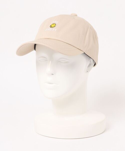 PARKS TOKYO SELECT（パークストウキョウセレクト）の「【LIVE SMILEY】刺繍ローキャップ（キャップ・メンズ・ブラック/ベージュ/ピンク/チャコール/ホワイト・FREE）」の10枚目の写真