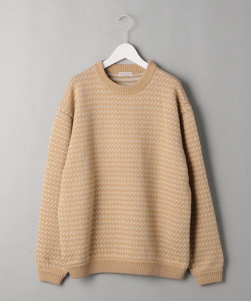 BEAUTY&YOUTH UNITED ARROWS（ビューティーアンドユースユナイテッドアローズ）の「BY バーズアイ バルキー ニット（ニット/セーター・メンズ・ネイビー/ブラウン/ナチュラル・S/M/L/XL）」の19枚目の写真