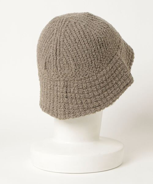 RACAL(ラカル)の「Boucle Knit Sailor Hat / ブークレニットセーラーハット(ニットキャップ/ビーニー・メンズ・ブラック/ベージュ/グレー/アイボリー・FREE)」の7枚目の写真
