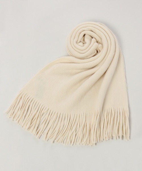 RAGEBLUE（レイジブルー）の「ラッセルボリュームマフラー/227918（マフラー・メンズ・ブラック/ベージュ/パープル/ブラウン/オフホワイト/ダークグレー/ブルー系その他・FREE）」の16枚目の写真