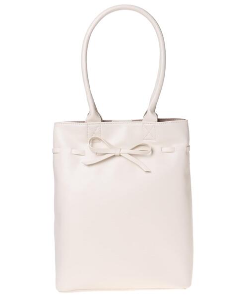 INGNI（イング）の「リボントート（トートバッグ・レディース・ブラック/アイボリー/モカ・ONE SIZE）」の6枚目の写真