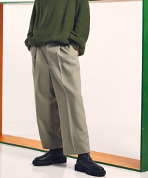 MAISON SPECIAL | 《ユニセックスアイテム》ガンクラブチェック1タックイージープライムワイドパンツ 【MAISON SPECIAL/メゾンスペシャル】(スラックス)