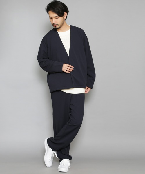 CERCA（チェルカ）の「BG/カットジョーゼット 1タック トラウザー（スラックス・メンズ・チャコールグレー/ブラック/ベージュ/ネイビー/ブラウン/グレー/オリーブ/ライトブラウン/カーキ系1・SMALL/MEDIUM/LARGE/X-LARGE/XX-LARGE）」の12枚目の写真