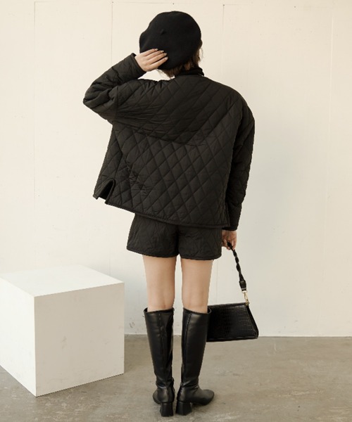 VRIA CHARME（バリアシャルム）の「キルティングショートパンツ（その他パンツ・レディース・ホワイト/ブラック・FREE）」の8枚目の写真