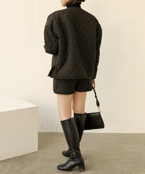 VRIA CHARME（バリアシャルム）の「キルティングショートパンツ（その他パンツ・レディース・ホワイト/ブラック・FREE）」の10枚目の写真