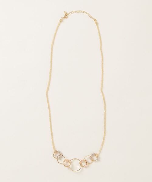 MATSUNO GLASS BEADS(マツノグラスビーズ)の「【MATSUNO GLASS BEADS/松野グラスビーズ】Halo Necklace NE92M(ネックレス・レディース・グリーン/ゴールド/ブラック/ブラウン/シルバー/ターコイズブルー/レッド/ピンク・FREE)」の5枚目の写真