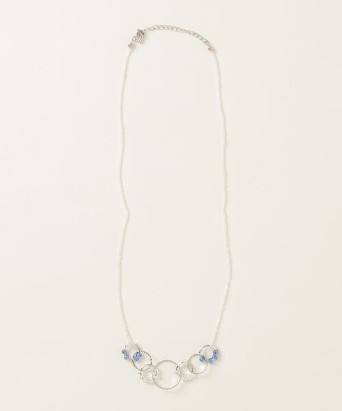 MATSUNO GLASS BEADS(マツノグラスビーズ)の「【MATSUNO GLASS BEADS/松野グラスビーズ】Halo Necklace NE92M(ネックレス・レディース・グリーン/ゴールド/ブラック/ブラウン/シルバー/ターコイズブルー/レッド/ピンク・FREE)」の7枚目の写真