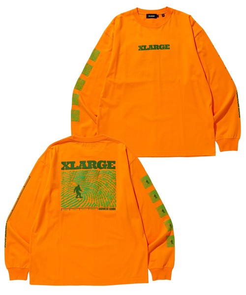 XLARGE(エクストララージ)の「XL IDENTITY L/S TEE(Tシャツ/カットソー・メンズ・ホワイト/ブラック/オレンジ・S/M/L/XL)」の3枚目の写真
