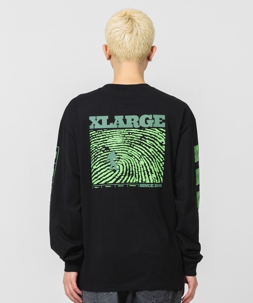 XLARGE(エクストララージ)の「XL IDENTITY L/S TEE(Tシャツ/カットソー・メンズ・ホワイト/ブラック/オレンジ・S/M/L/XL)」の2枚目の写真