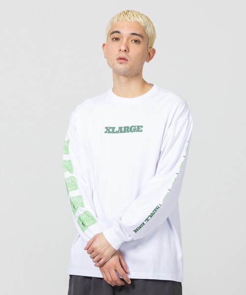 XLARGE(エクストララージ)の「XL IDENTITY L/S TEE(Tシャツ/カットソー・メンズ・ホワイト/ブラック/オレンジ・S/M/L/XL)」の6枚目の写真