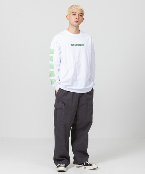 XLARGE(エクストララージ)の「XL IDENTITY L/S TEE(Tシャツ/カットソー・メンズ・ホワイト/ブラック/オレンジ・S/M/L/XL)」の20枚目の写真