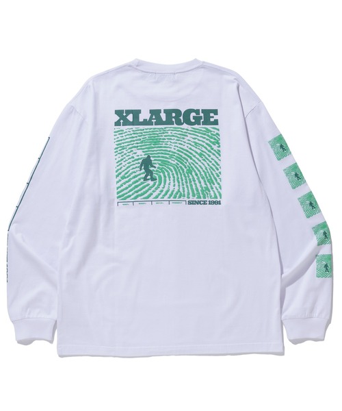 XLARGE(エクストララージ)の「XL IDENTITY L/S TEE(Tシャツ/カットソー・メンズ・ホワイト/ブラック/オレンジ・S/M/L/XL)」の8枚目の写真