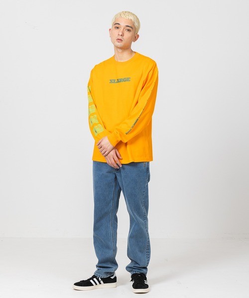 XLARGE(エクストララージ)の「XL IDENTITY L/S TEE(Tシャツ/カットソー・メンズ・ホワイト/ブラック/オレンジ・S/M/L/XL)」の21枚目の写真