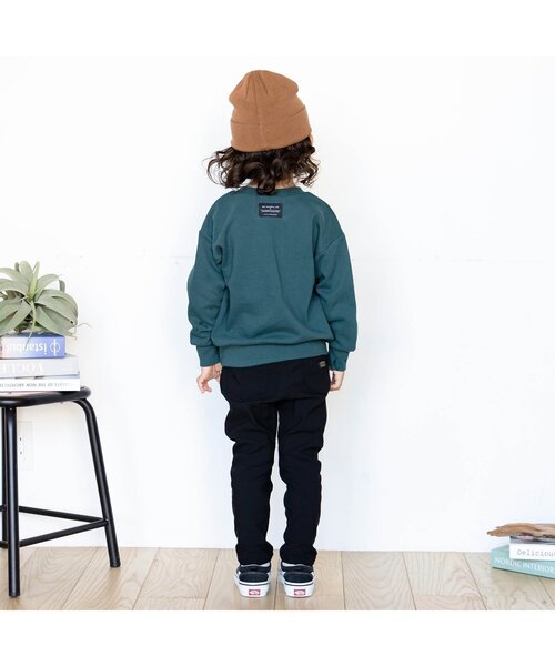 BREEZE(ブリーズ)の「WEB限定 もっとストレッチあったかテーパードパンツ 10分丈(その他パンツ・キッズ・ブラック/ブラウン/レインボー/インディゴブルー/キャメル/ダークグリーン/ベージュ・140/120/110/150/100/130/90)」の9枚目の写真