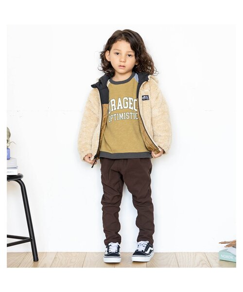 BREEZE(ブリーズ)の「WEB限定 もっとストレッチあったかテーパードパンツ 10分丈(その他パンツ・キッズ・ブラック/ブラウン/レインボー/インディゴブルー/キャメル/ダークグリーン/ベージュ・140/120/110/150/100/130/90)」の14枚目の写真