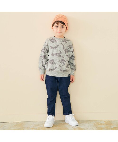 BREEZE(ブリーズ)の「WEB限定 もっとストレッチあったかテーパードパンツ 10分丈(その他パンツ・キッズ・ブラック/ブラウン/レインボー/インディゴブルー/キャメル/ダークグリーン/ベージュ・140/120/110/150/100/130/90)」の15枚目の写真