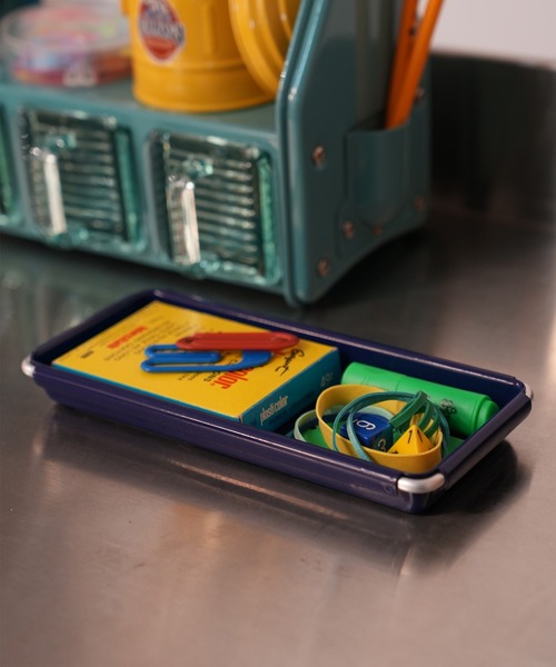 DULTON（ダルトン）の「DESKTOP TRAY/デスクトップ トレイ（収納グッズ・メンズ・グリーン系その他/レッド/オリーブ/イエロー/アイボリー/ネイビー/ブラウン・FREE）」の5枚目の写真