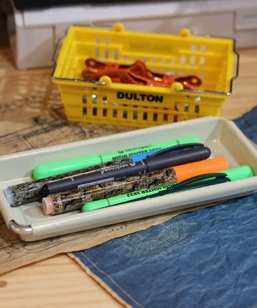 DULTON（ダルトン）の「DESKTOP TRAY/デスクトップ トレイ（収納グッズ・メンズ・グリーン系その他/レッド/オリーブ/イエロー/アイボリー/ネイビー/ブラウン・FREE）」の12枚目の写真