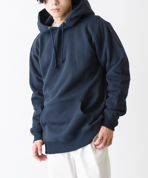  ManパーカーON 銀テープ付き　新品未使用品　L セール】【LIFEMAX】10オンスバックフリースプルオーバーパーカー