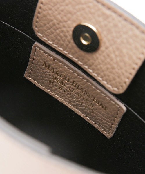 MARCO BIANCHINI（マルコビアンチーニ）の「MARCO BIANCHINI/2WAYレザーミニハンドバッグ（ショルダーバッグ・レディース・アイボリー/ブラック系その他4・FREE）」の11枚目の写真