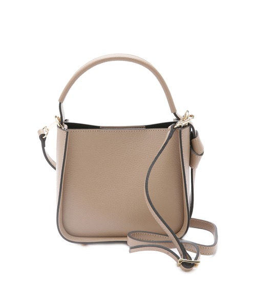 MARCO BIANCHINI（マルコビアンチーニ）の「MARCO BIANCHINI/2WAYレザーミニハンドバッグ（ショルダーバッグ・レディース・アイボリー/ブラック系その他4・FREE）」の4枚目の写真