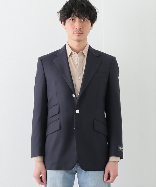 EDIFICE SELECT(エディフィスセレクト)の「【Archive&Style / アーカイブ&スタイル】for EDIFICE Hacking ブレザー(テーラードジャケット・メンズ・ネイビー・SMALL/MEDIUM/LARGE)」の3枚目の写真