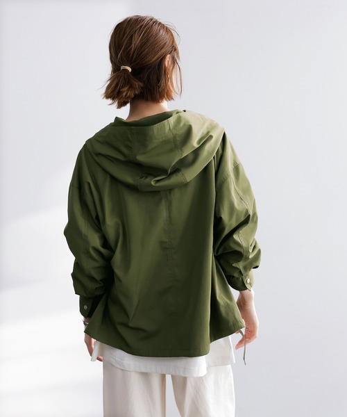 GeeRA(ジーラ)の「上品グログランマウンテンパーカー(マウンテンパーカー・レディース・カーキ/ベージュ/ブラック・X-LARGE/LARGE/SMALL/XX-LARGE/MEDIUM)」の21枚目の写真