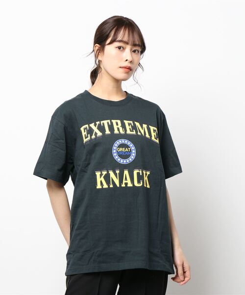 B.I.D.(ビーアイディー)の「《Bl》半袖プリントTシャツ コットン100%(Tシャツ/カットソー・レディース・ホワイト/ベージュ/スミクロ・LARGE/MEDIUM/FREE)」の5枚目の写真