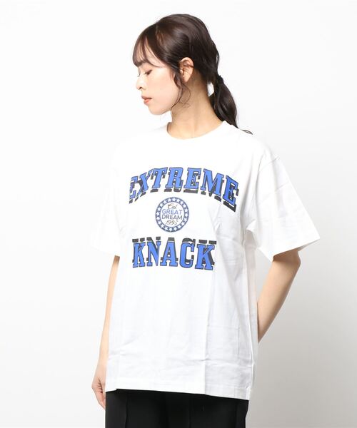 B.I.D.(ビーアイディー)の「《Bl》半袖プリントTシャツ コットン100%(Tシャツ/カットソー・レディース・ホワイト/ベージュ/スミクロ・LARGE/MEDIUM/FREE)」の4枚目の写真