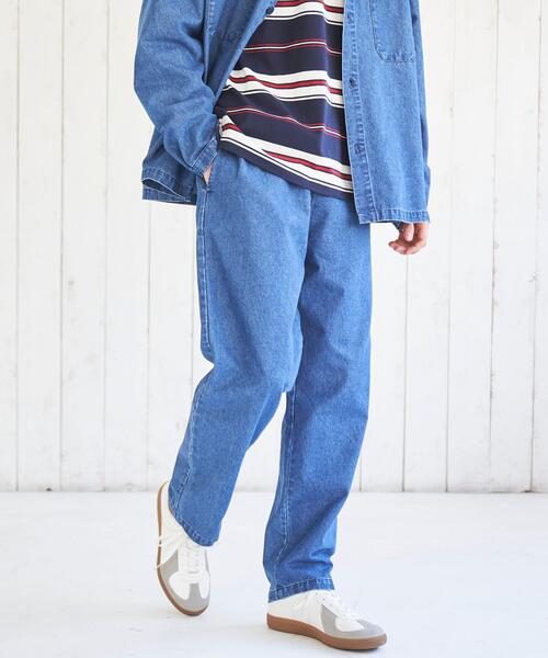 coen（コーエン）の「シェフパンツ"CHEF PANTS" 22SS(セットアップ対応/デニム)（デニムパンツ・メンズ・ネイビー・LARGE/SMALL/MEDIUM/X-LARGE）」の5枚目の写真