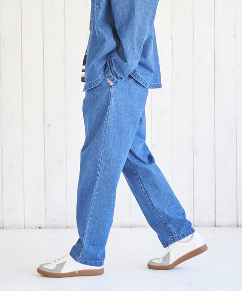 coen（コーエン）の「シェフパンツ"CHEF PANTS" 22SS(セットアップ対応/デニム)（デニムパンツ・メンズ・ネイビー・LARGE/SMALL/MEDIUM/X-LARGE）」の6枚目の写真