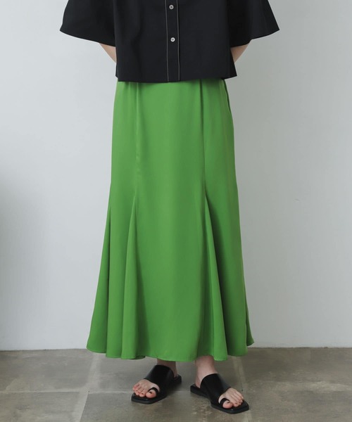SENSE OF PLACE by URBAN RESEARCH（センスオブプレイスバイアーバンリサーチ）の「マーメイドナロースカート（スカート・レディース・ライトブルー/ブラック/ピンクベージュ/ライトベージュ/ホワイト系その他/ブラック系その他/グリーン・ONE）」の12枚目の写真