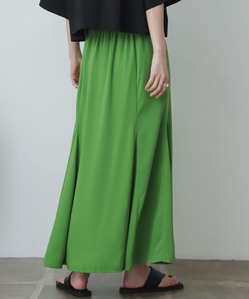 SENSE OF PLACE by URBAN RESEARCH（センスオブプレイスバイアーバンリサーチ）の「マーメイドナロースカート（スカート・レディース・ライトブルー/ブラック/ピンクベージュ/ライトベージュ/ホワイト系その他/ブラック系その他/グリーン・ONE）」の15枚目の写真