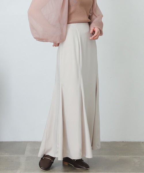 SENSE OF PLACE by URBAN RESEARCH（センスオブプレイスバイアーバンリサーチ）の「マーメイドナロースカート（スカート・レディース・ライトブルー/ブラック/ピンクベージュ/ライトベージュ/ホワイト系その他/ブラック系その他/グリーン・ONE）」の5枚目の写真