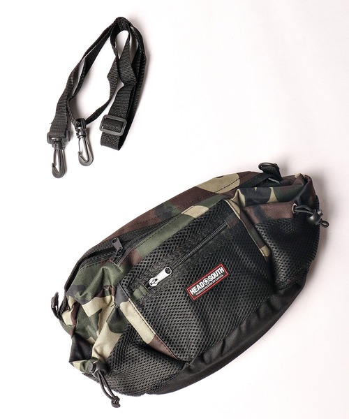 usa製 llbeanボディバッグ メッシュポケット ショルダー 3way 黒 FLANEEK. ショルダーバッグ バッグ メッシュショルダーバッグ