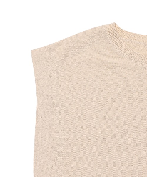 ROPE' PICNIC（ロペピクニック）の「サイドリボンレイヤードベスト（ベスト・レディース・スミクロ/キナリ・FREE）」の5枚目の写真