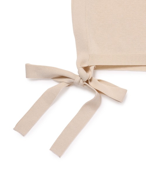 ROPE' PICNIC（ロペピクニック）の「サイドリボンレイヤードベスト（ベスト・レディース・スミクロ/キナリ・FREE）」の6枚目の写真