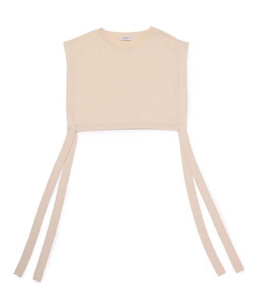 ROPE' PICNIC（ロペピクニック）の「サイドリボンレイヤードベスト（ベスト・レディース・スミクロ/キナリ・FREE）」の7枚目の写真