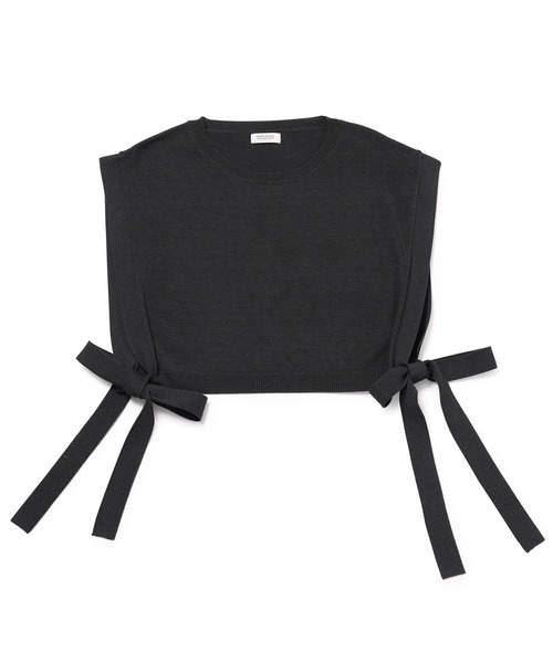 ROPE' PICNIC（ロペピクニック）の「サイドリボンレイヤードベスト（ベスト・レディース・スミクロ/キナリ・FREE）」の17枚目の写真