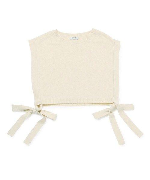 ROPE' PICNIC（ロペピクニック）の「サイドリボンレイヤードベスト（ベスト・レディース・スミクロ/キナリ・FREE）」の18枚目の写真
