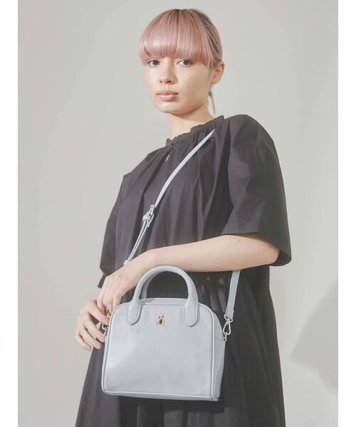 merry jenny（メリージェニー）の「bear刺繍ショルダーbag（ショルダーバッグ・レディース・アイボリー/ブラック/ブルー・FREE）」の14枚目の写真