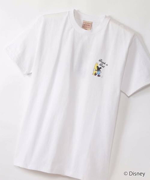 Disney(ディズニー)の「【DISNEY/ディズニー 】くまのプーさん オリジナルデザインTシャツ(Tシャツ/カットソー・メンズ・ホワイト/ホワイト系その他/ダークグリーン/ベージュ/ブルー系その他・MEDIUM/LARGE/SMALL/X-LARGE)」の3枚目の写真