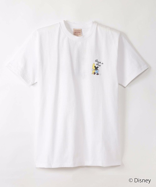 Disney(ディズニー)の「【DISNEY/ディズニー 】くまのプーさん オリジナルデザインTシャツ(Tシャツ/カットソー・メンズ・ホワイト/ホワイト系その他/ダークグリーン/ベージュ/ブルー系その他・MEDIUM/LARGE/SMALL/X-LARGE)」の7枚目の写真