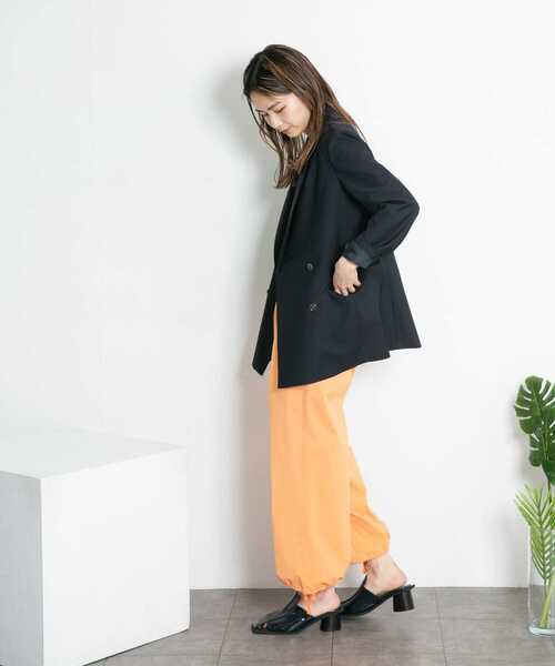 KBF（ケイビーエフ）の「ダブルロングジャケット（テーラードジャケット・レディース・ネイビー/グレー系その他・ONE）」の10枚目の写真